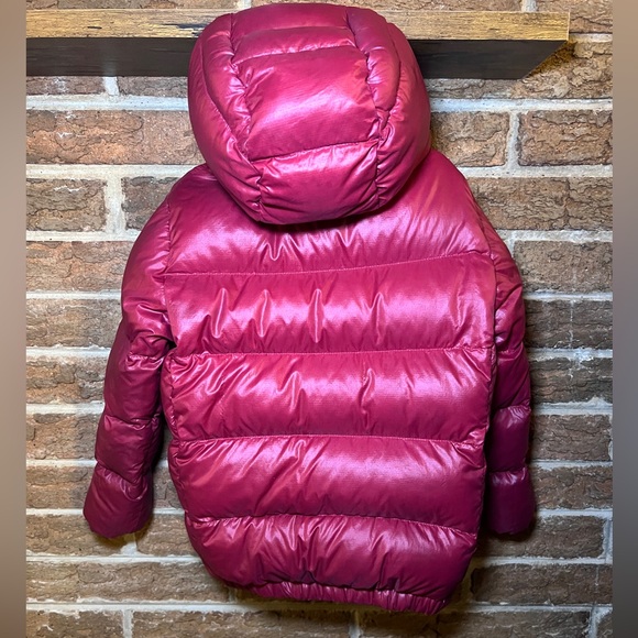 Patagonia Toddler 5T Red Burgundy Hi-Loft Puffer Jacket Down Fill Lightweight - Picture 2 of 8